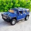 1:24 HUMMER H2 Alloy Car Model Diecast Metal Off-road Vehicles Car Model Collection High Simulation Childrens Toy Gift Ornaments