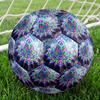 1pc Pixel Mandala Themed Soccer Ball, Size 5, Lightweight PVC Material, Outdoor Training Soccer Ball Gift. q62266