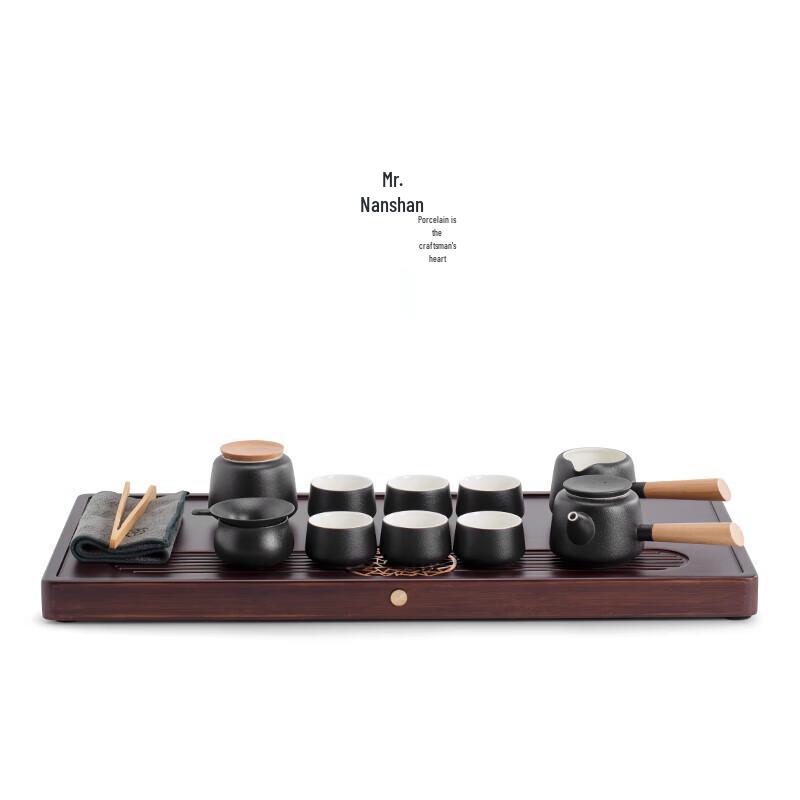 Nanshan Mr. Black Pottery Kung Fu Tea Set