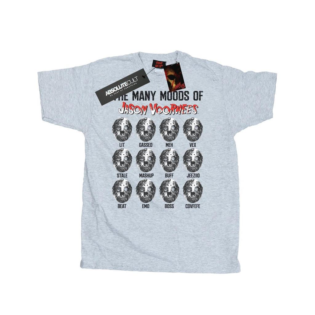 Friday 13th Mens The Many Moods Of Jason Voorhees T-Shirt