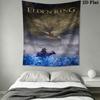 Elden Ring Might Wall Hanging Printed Fabric Blanket Decorative Tapestries for Bedroom Living Room Home Decor