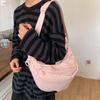 Simple and Versatile Crossbody Bag College Casual Shoulder Bag Japanese Lightweight Dumpling Bag