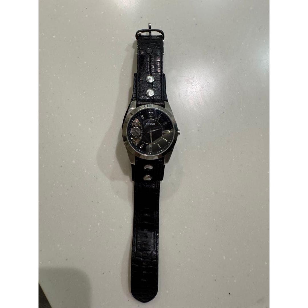 Used [Junk Item] Fossil Watch TWIST Automatic x Quartz ME-1061