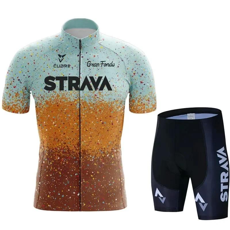 Men Women Cycling Jersey Set Short Sleeve Breathable Quick Dry Bike Riding Apparel Outdoor Sportswear