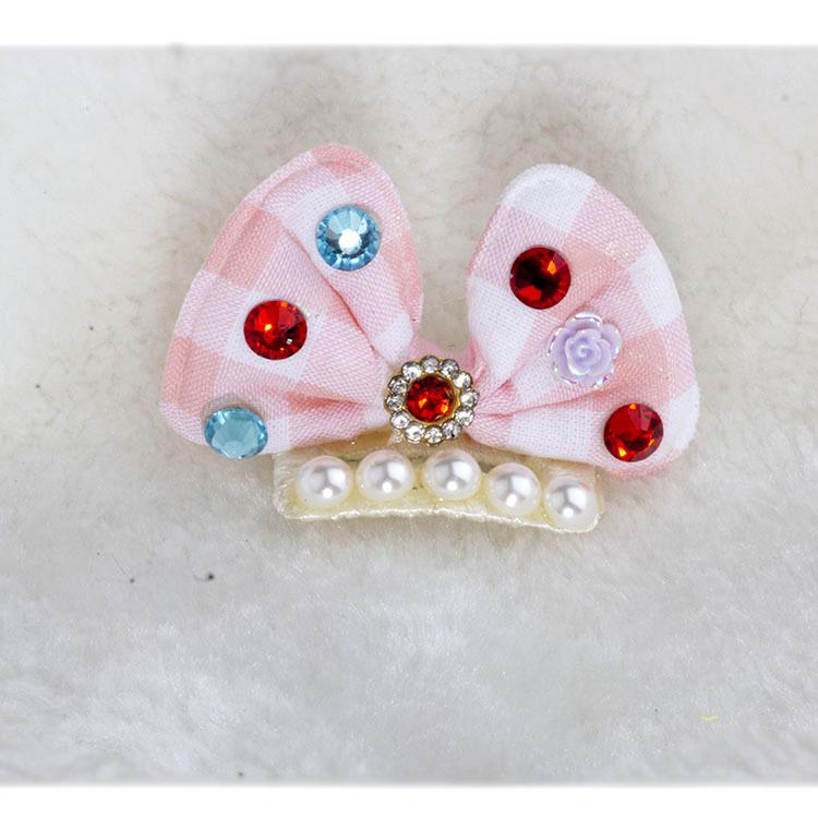 Puppy Hair Clip for Yorkshires & Maltese: Bow Knot Hairpin for All Breeds & Hair Lengths