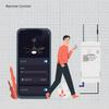Hochwertiger WiFi Tuya Smart Home Lüfterlichtschalter Ein/Aus App RF Fernbedienung