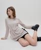 HYEYEONG KIM Double Layered Side Slit Top - Beige