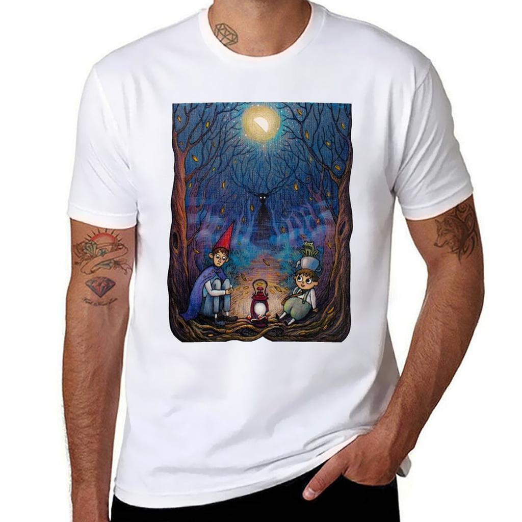 Over The Garden Wall Tshirt Basic Crew Neck Short Sleeve Top