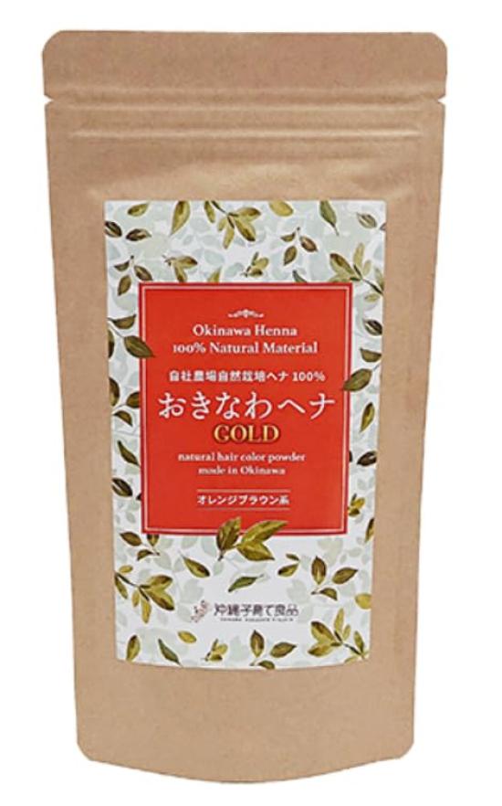 

Окинава Хенна Голд, натуральное средство для воспитания детей, оранжево-коричневый, со стикером