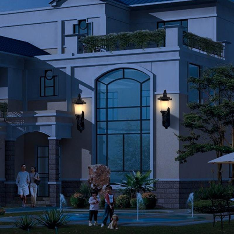 1:87 Miniature Led Lamppost Wall Light Model Diy Micro Landscape Architectural