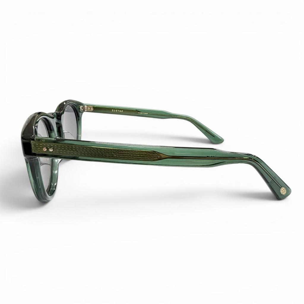 Great EYEVAN Sunglasses Luminous 50 Clear Green Mens Used