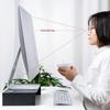 Eisenkunst Laptop- und Desktop-Monitorständer mit Tastaturspeicher