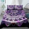 Mandala King Queen Duvet Cover Bohemian Bedding Set For Teens Adults Girls Exotic Ethnic Floral 2/3pcs Polyester Comforter Cover