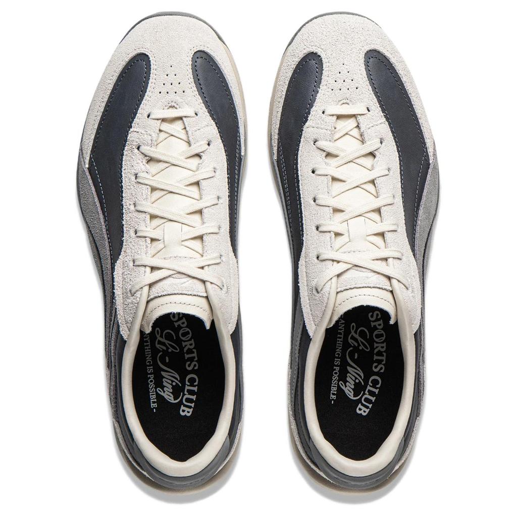 Li Ning Xingliu Cushioning Abrasion Resistant Balance Lightweight Low Top Casual Shoes Unisex Greige AGCW002-2