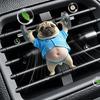 Puppy Car Air Freshener Acrylic Vent Clip Cute Dashboard Decor with Replaceable Scent Pads Lightweight Dog Lovers Gift Car Accessories