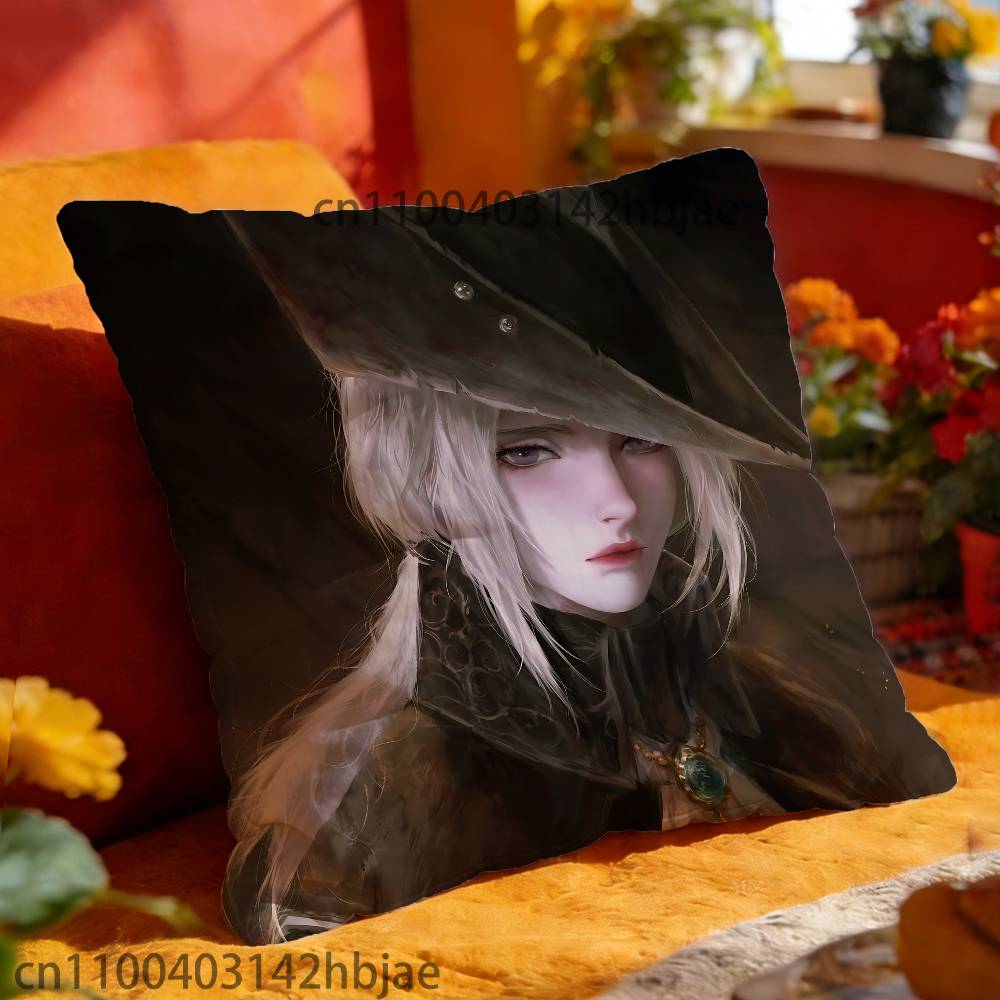 Lady Maria B-BloodborneS Pillowcases Bedroom Living Room Sofa Home Decor Polyester Cushion Cover with Zipper