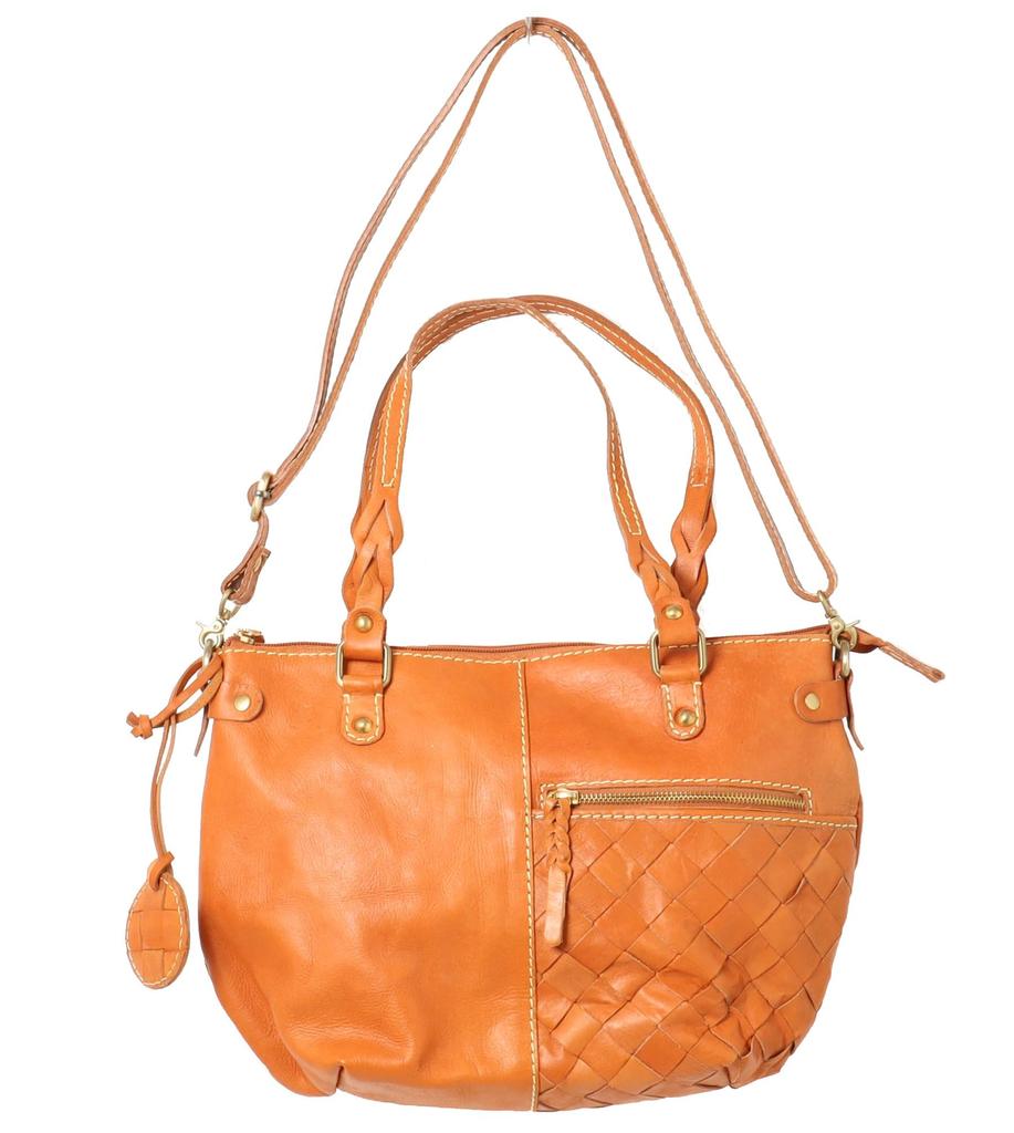 ZUCCHERO Women's Large Capacity Genuine Leather Shoulder Bag, 2-Way, 49875