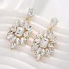 Elegant Alloy Drop Earrings For Women With Vintage Design Perfect For Evening Parties And Formal Events