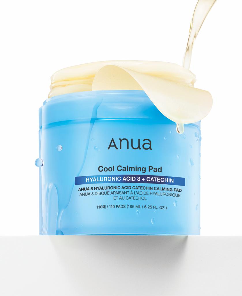 Anua 8 Hyaluronic Acid Catechin Calming Pad 110 Sheets (185ml)