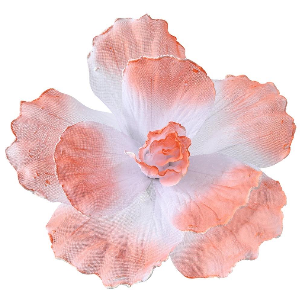 

30/40cm Artificial Peony Blossoms Giant Gauze Linen Large Flower Head Wedding Landscaping Fluffy Petals Fake Flowers 30CM оранжевый