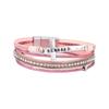 Crystal Magnet Wrap Bracelets Beaded Woven Leather Bracelets Multilayer Bracelets  Girlfriend Wife