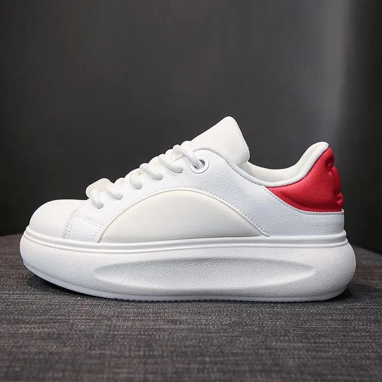 Fashion Women Sneakers Shoes 2024 Fashion Woman-shoes Platform Designer Roses Thick Sole Casual New Summer PU Lace-Up Basic Leisure Rou