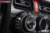 Air Conditioning Panel Carbon Fiber Interior Custom Parts for Jimny JB64W and Jimny Sierra JB74W Cover, Style, Switch, Panel,