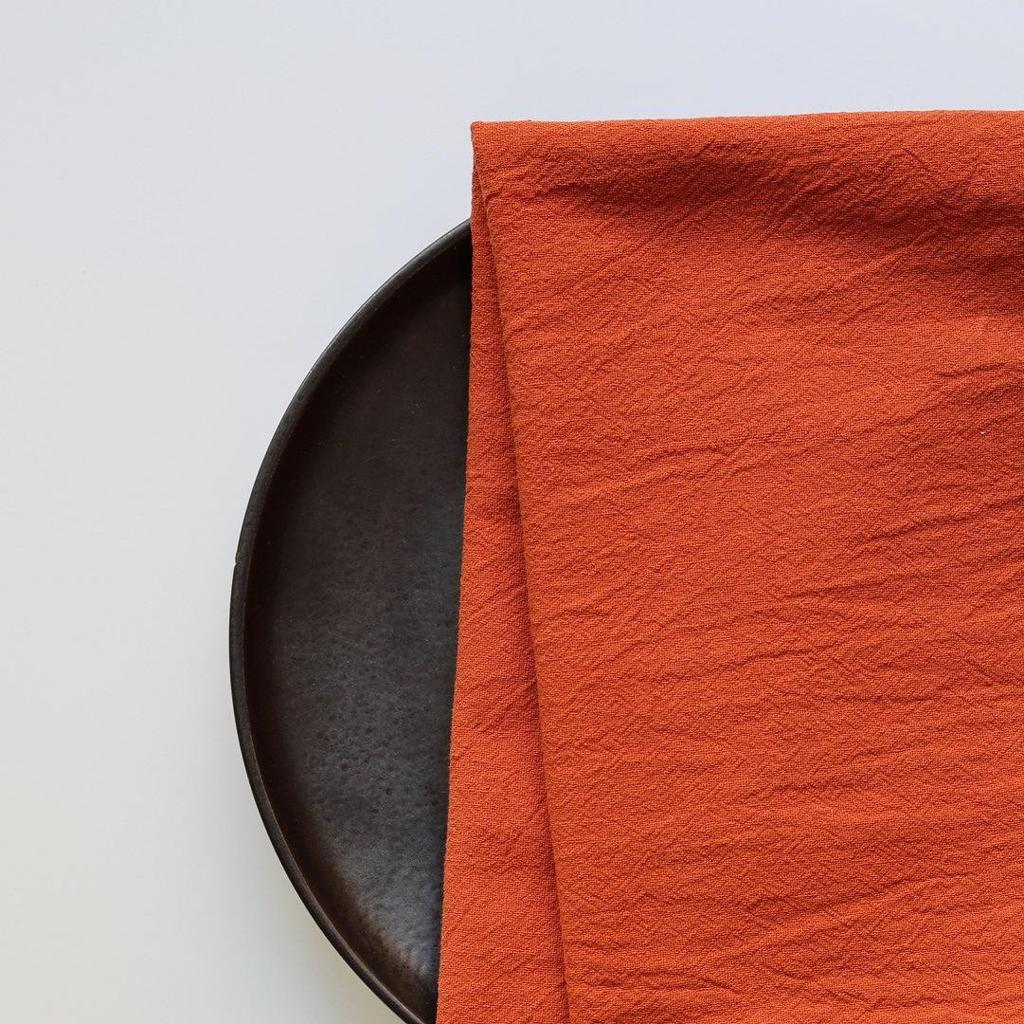 100% Cotton Linen Folded Flower Napkin for Kitchen, Hotel, and Western Restaurant Décor
