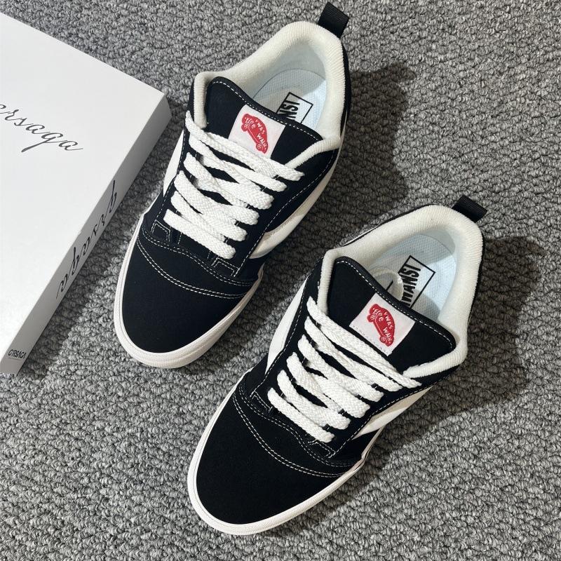 Spring and Autumn Knu skool classic black low-top American retro chubby bread casual board shoes