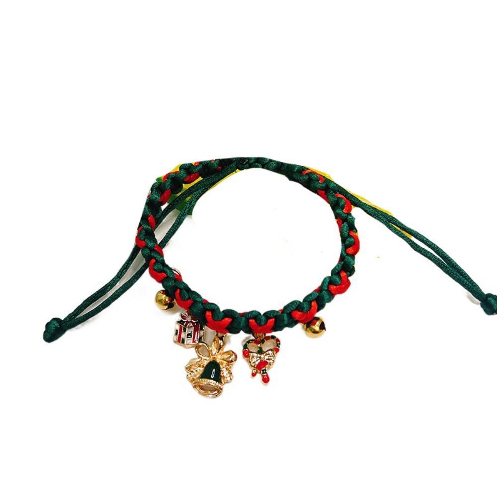 Creative Christmas Pet Collar Adjustable Cat Neck Strap Pet Necklace  Small Medium Pets