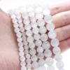 Natural Round Stone 4 6 8 10 12mm Tiger Eye Crystals Lava Turquoises Jades Loose Bead for Jewelry Making DIY Bracelet Needlework