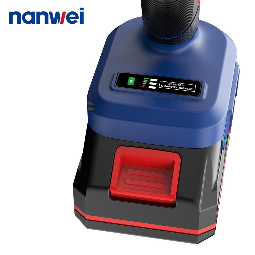 NANWEI 50 Nm 20V Electric Screwdriver with Impact Function, Brushless Motor