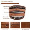 Men's 15.6" Genuine Leather Briefcase - Business Computer Shoulder Bag