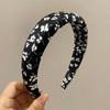 PROLY New Fashion Women Headband Thickened Sponge Hairband Individual Flower Headwear For Adult Hair Accessories
