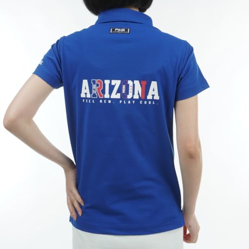Ping Apparel Women's Short Sleeve Polo Shirt (Moisture-Wicking, Quick-Drying, UV Protection) / Golf / 622-4160300 110_Blue L