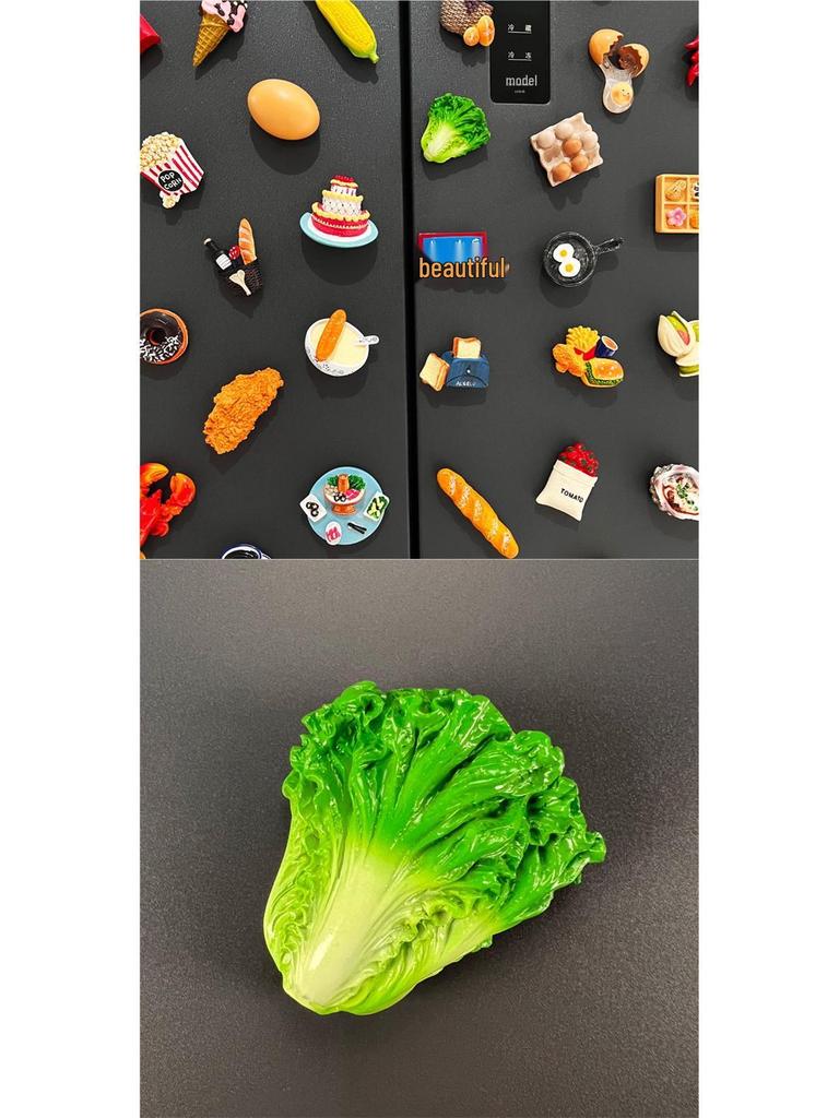 Magnet de Frigider Jucărie Alimentară Stereoscopică 3D - Autocolant Magnetic Decorativ Creativ