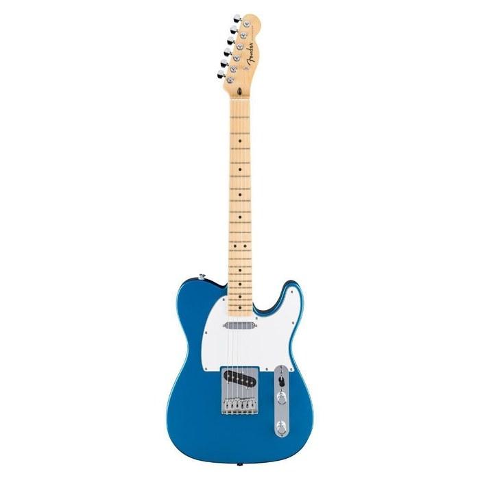 Fender Standard Telecaster®, Maple Fingerboard, White Pickguard, Aqua Marine Metallic, with Soft Case