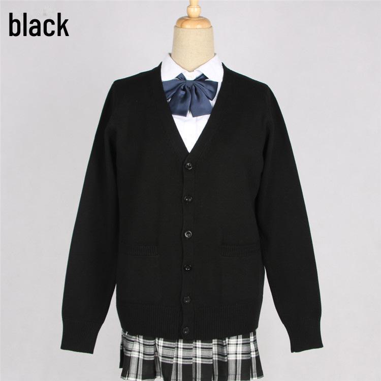 Svetr kardigan ve stylu sen pro JK pro ženy - Vysokoškolská uniforma, jaro a podzim