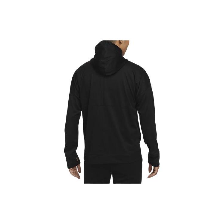 Nike Yoga Dri-FIT Solid Color Zip-Up Hoodie Men Hoodies Black FB7779-010 –  buy the best products in the Coolbe online store