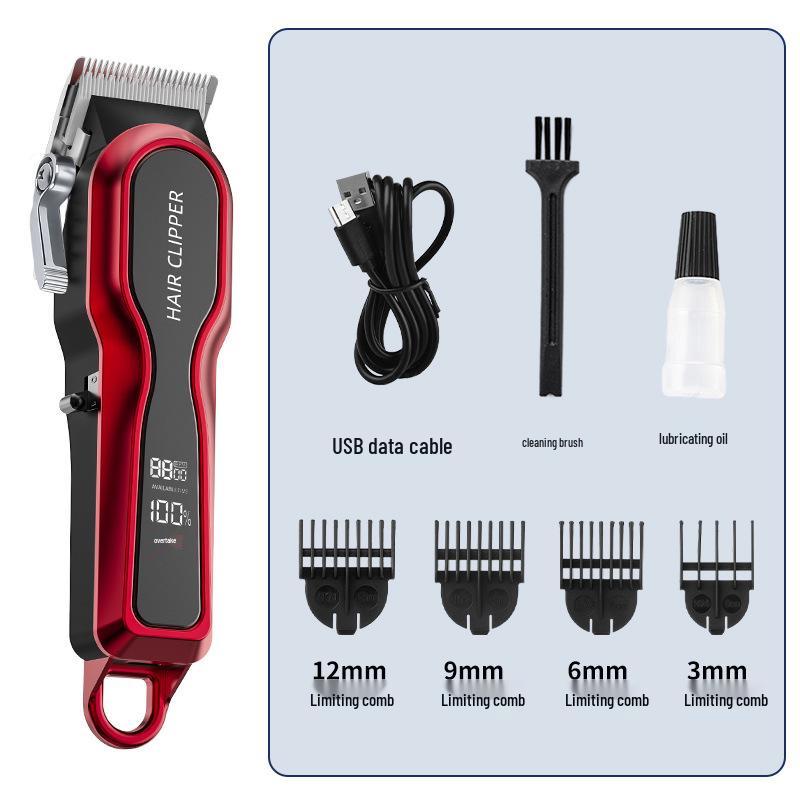 All-Metal Professional Electric Hair Clipper & Trimmer Set