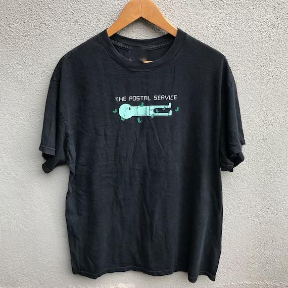 Collection THE POSTAL SERVICE Band T Shirt Black All Size Gift Fan XXXL