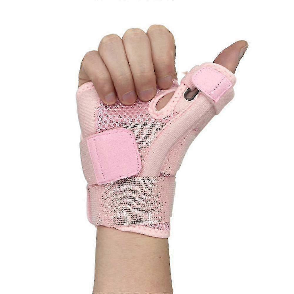 Wrist Thumb Support Brace, Adjustable Thumb Brace with Thumb Flexible Support for Thumb & Hand Discomfort, Fatigue, Fits Both Right Hand and Left Hand