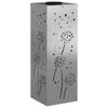 Solar LED Path Light 2 Pcs Silver Galvanized Steel