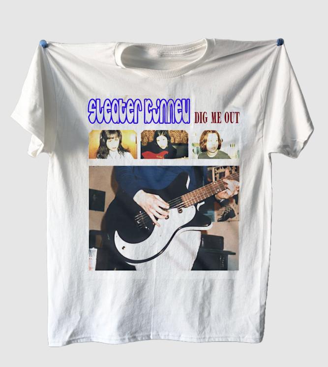 Sleater-Kinney artwork white T-shirt short sleeve S to 45Xl 1F2070 Unisex T-Shirt XXL