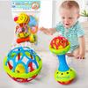 Chewable Musical Instrument Toys Non-Toxic Hand Bell Toys Baby Rattle  Ability Training