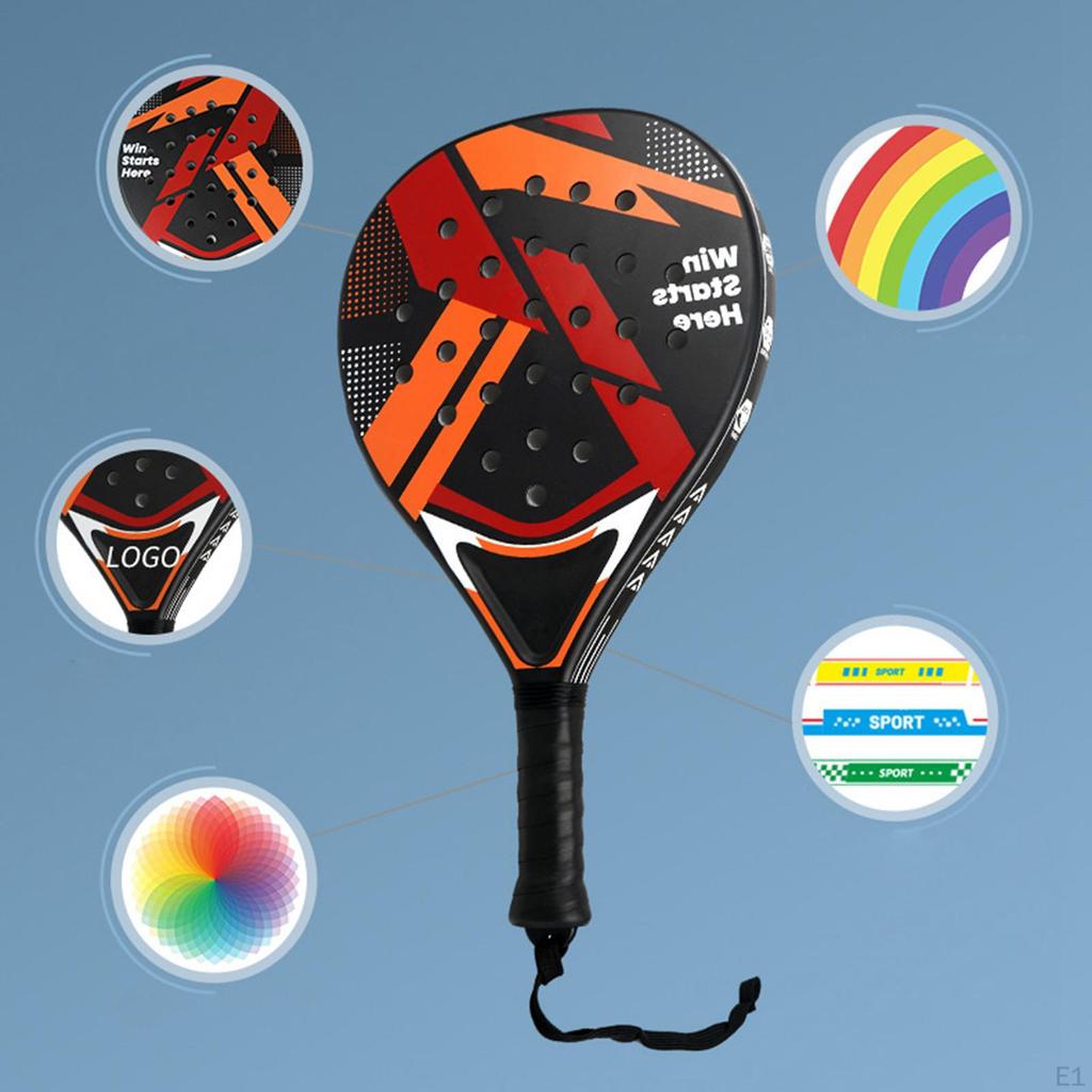 Racchetta da Beach Tennis Portatile Robusta Accessori per Sportivi Principianti Uomini Donne