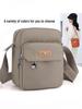 Trendy Waterproof Nylon Crossbody Bag - Lightweight, Wear-Resistant, Versatile and Stylish
