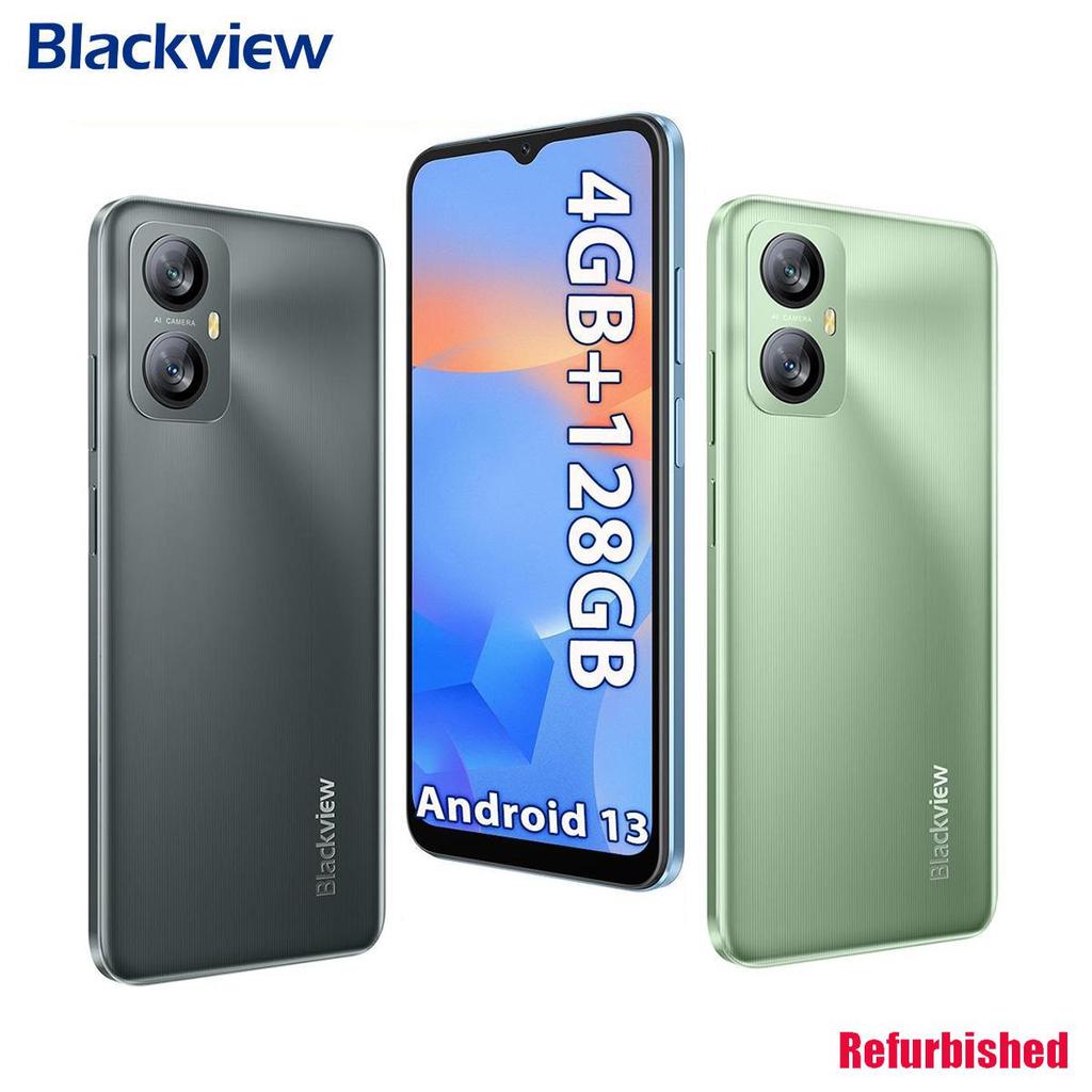 Refurbished Blackview A52 Pro New Smartphone 4GB 128GB 6.5 Inch Android 13 Cellphone 5180mAh Dual 4G 13MP Rear Cameras Mobile Phone
