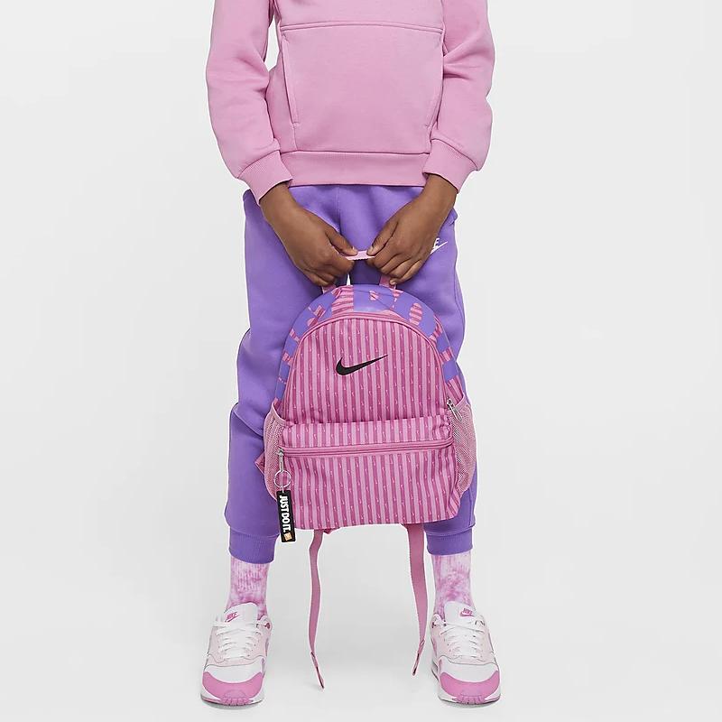 Nike Polyester Backpack Mini Women's Pink Purple FZ2619-646