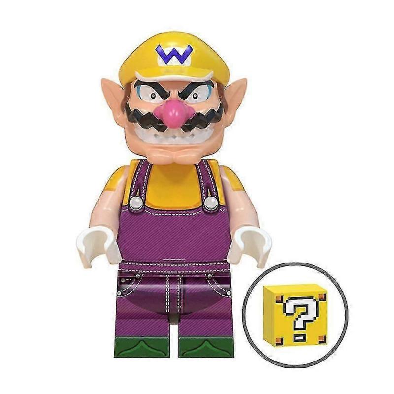8ks/sada Super Mario Minifigurka Sestavené Stavební Kostky Hračky Figurka Pro Děti Dárky